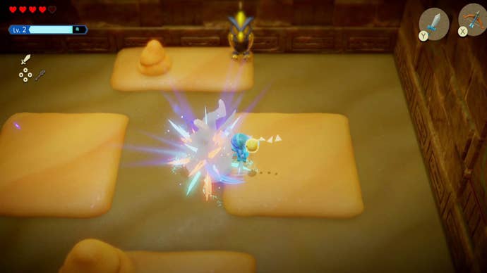 zelda echoes of wisdom phase three mogryph boss fight attacking stuck mogryph