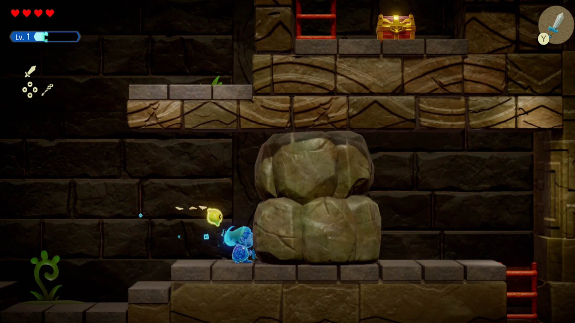 zelda echoes of wisdom suthorn dungeon another rock blocking path