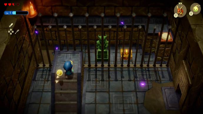 zelda echoes of wisdom suthorn dungeon chest behind bars puzzle