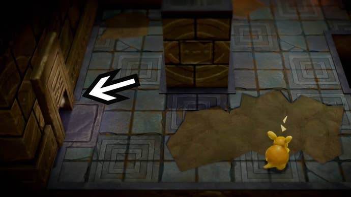 zelda echoes of wisdom suthorn dungeon deku baba room doorway to left