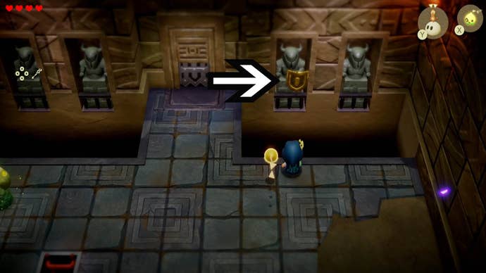zelda echoes of wisdom suthorn dungeon knight shield location