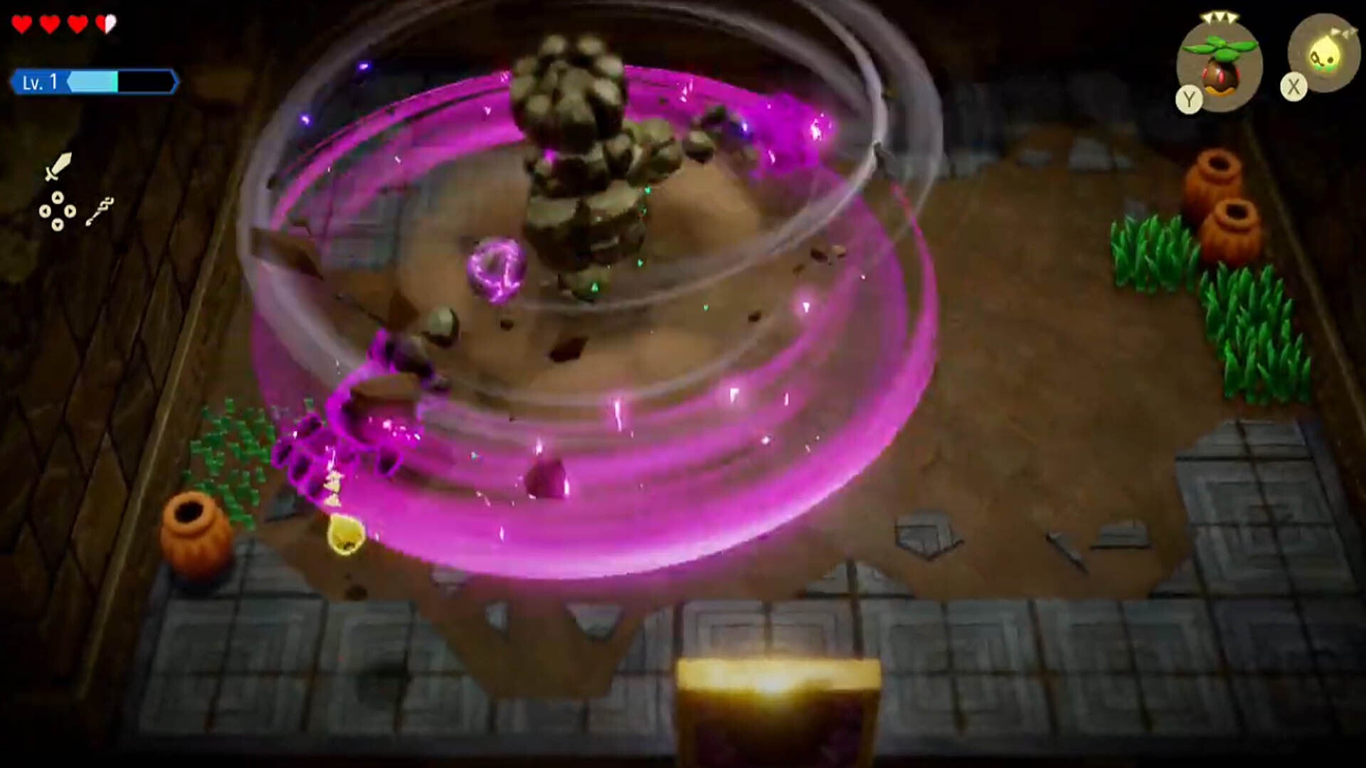 zelda echoes of wisdom suthorn dungeon seismic talus spin attack