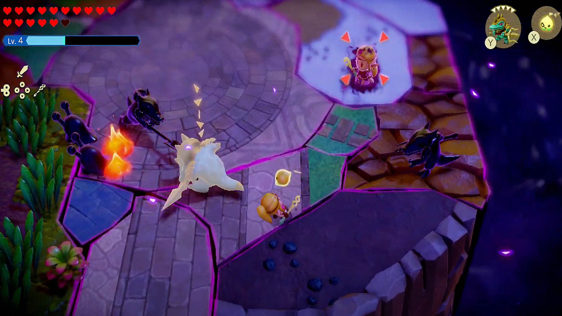 zelda echoes of wisdom zelda facing echo zelda and dark echoes phase two