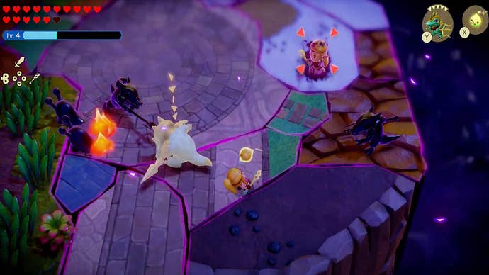 zelda echoes of wisdom zelda facing echo zelda and dark echoes phase two