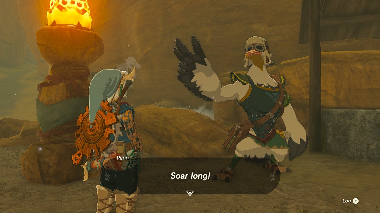 Link speaking to Penn, the reporter for the Lucky Clover Gazette - 4