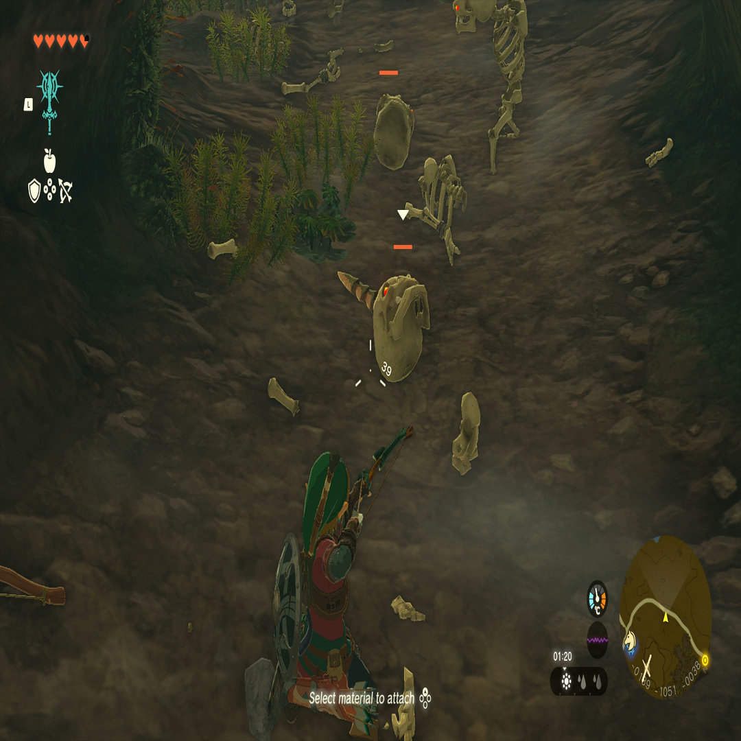 Link defeating some skeleton Bokoblins in Zelda: Tears of the Kingdom