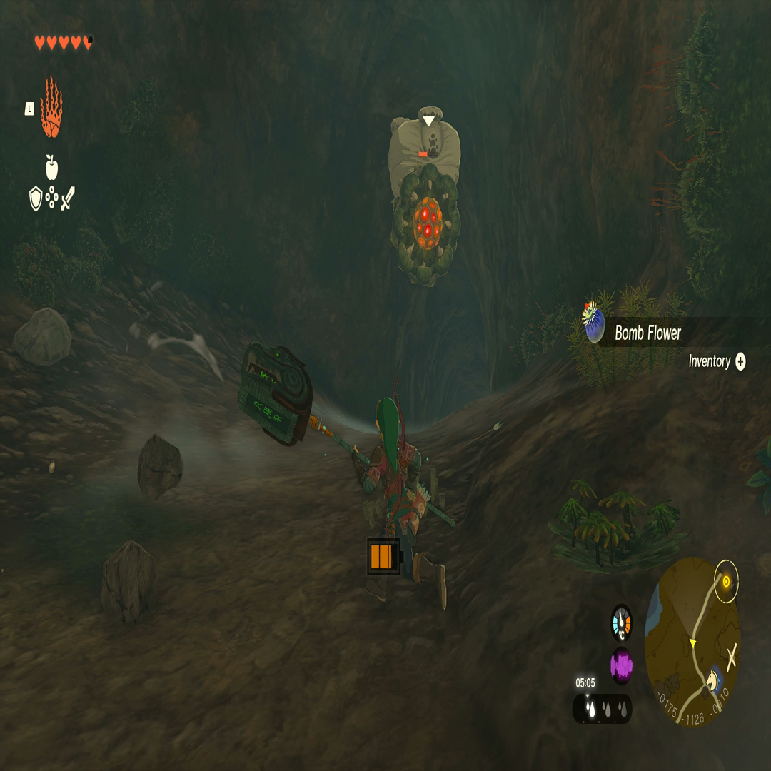 Link attacking a Shock Like-Like in Zelda: Tears of the Kingdom