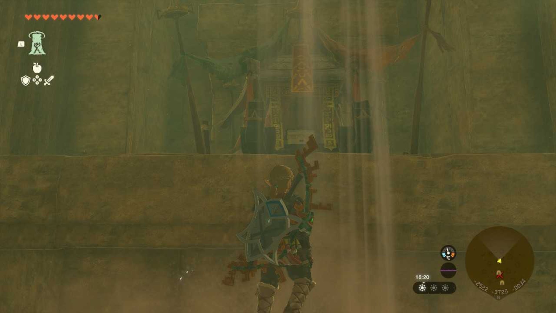 zelda totk ancient alter ruins phantom greaves chest location