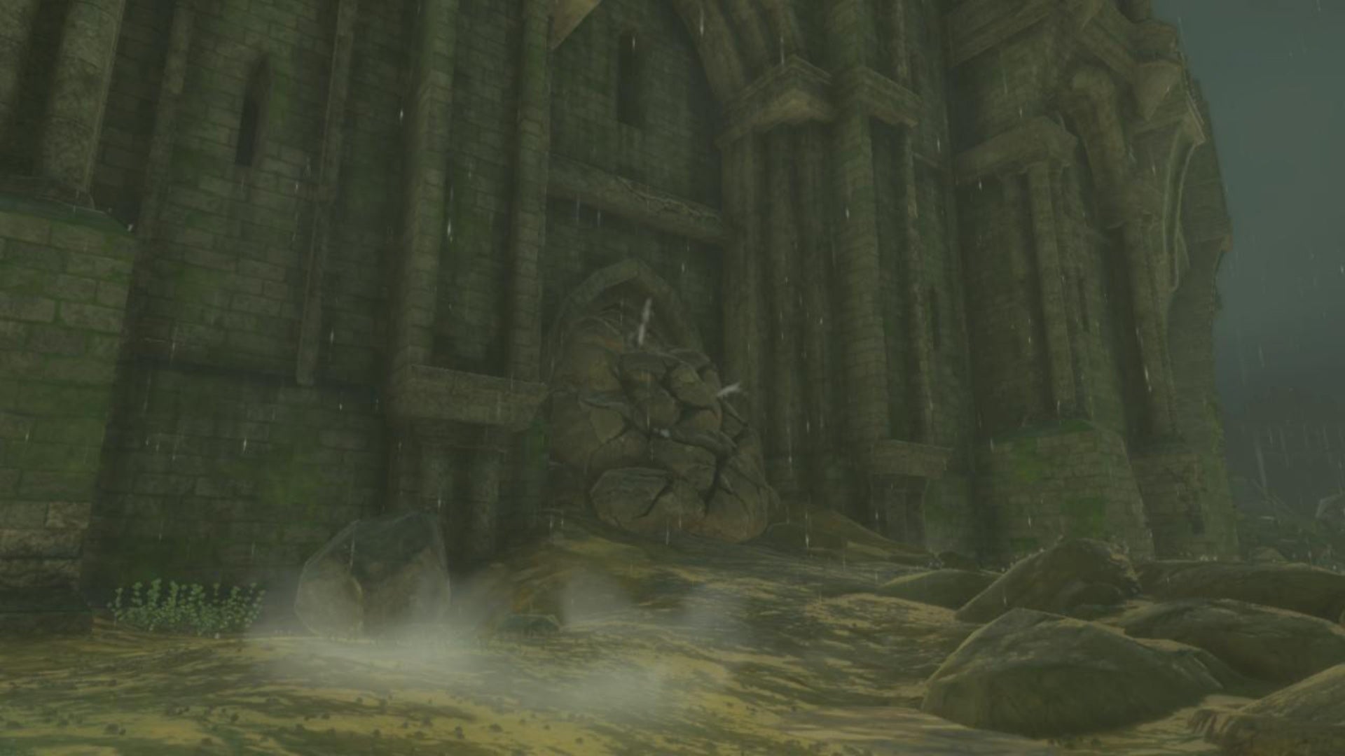 zelda totk call from the depths blocked dam entrance