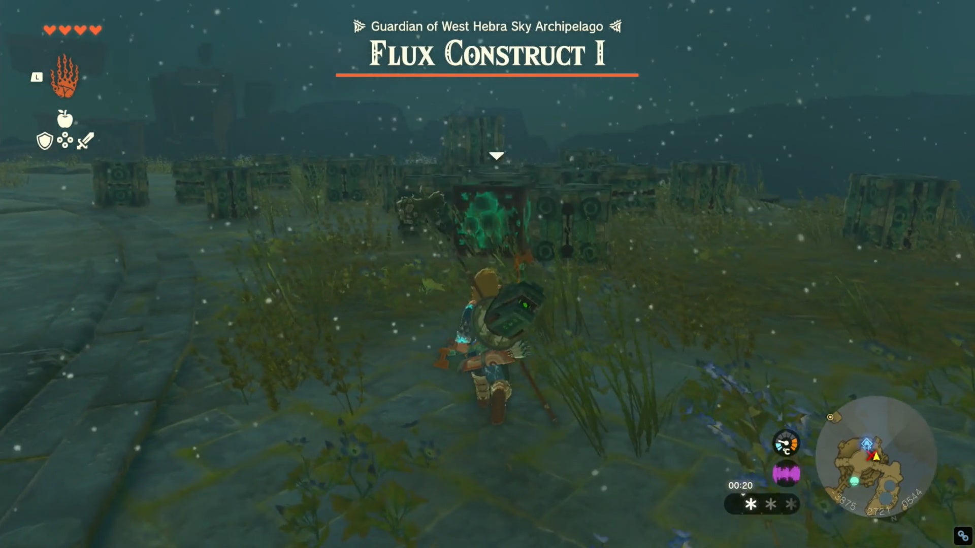 Zelda Tears of the Kingdom, dismantled Flux Construct I core cube