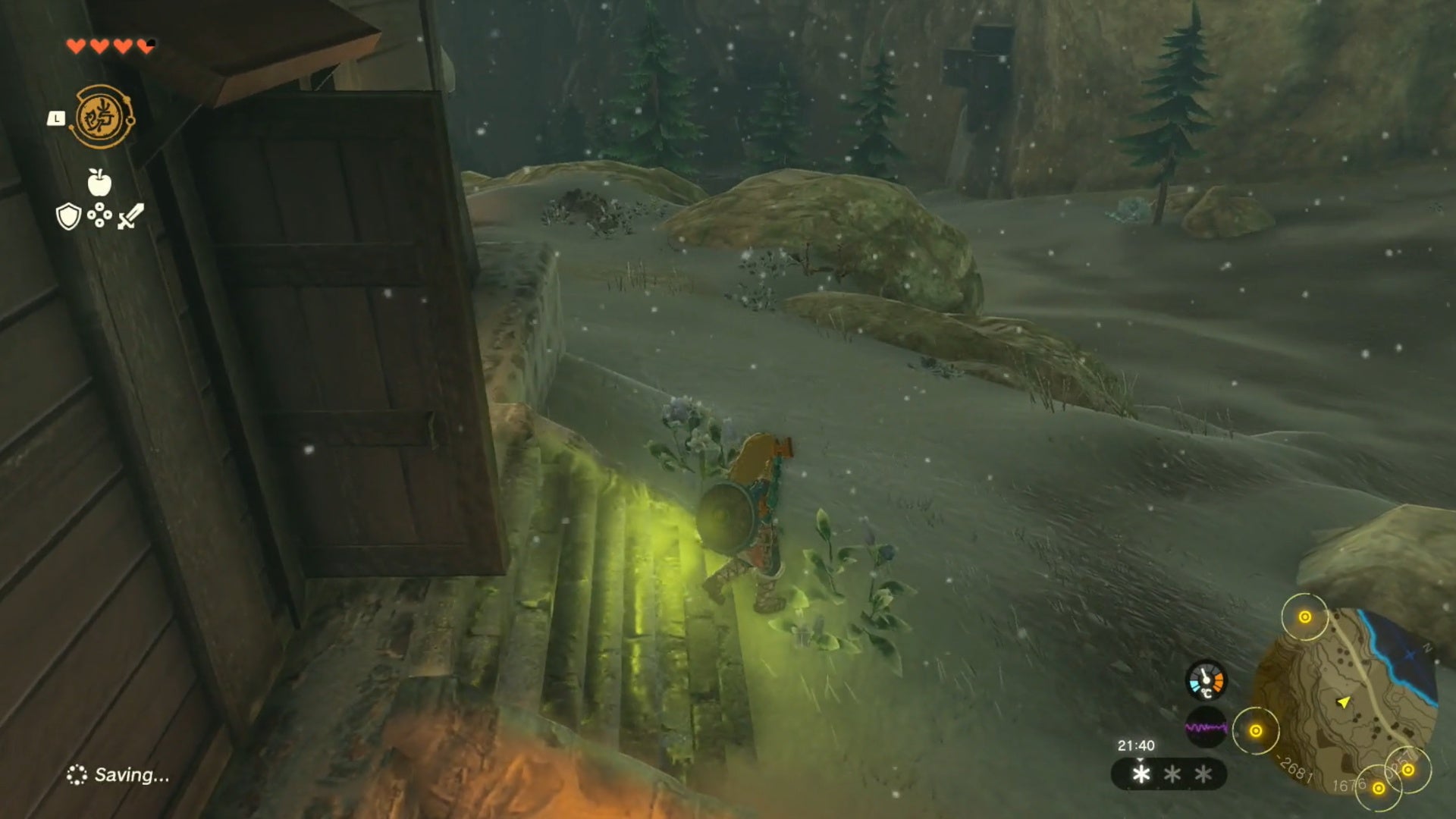 zelda totk frostbite shirt cabin location