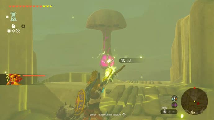 zelda totk gerudo battle link aiming at gerudo nest east gate gerudo town