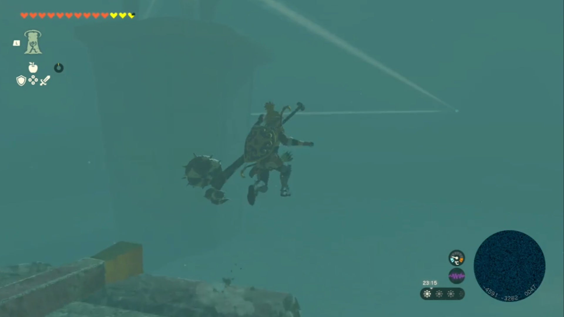 zelda totk gerudo desert tower puzzle second beam of light to third tower