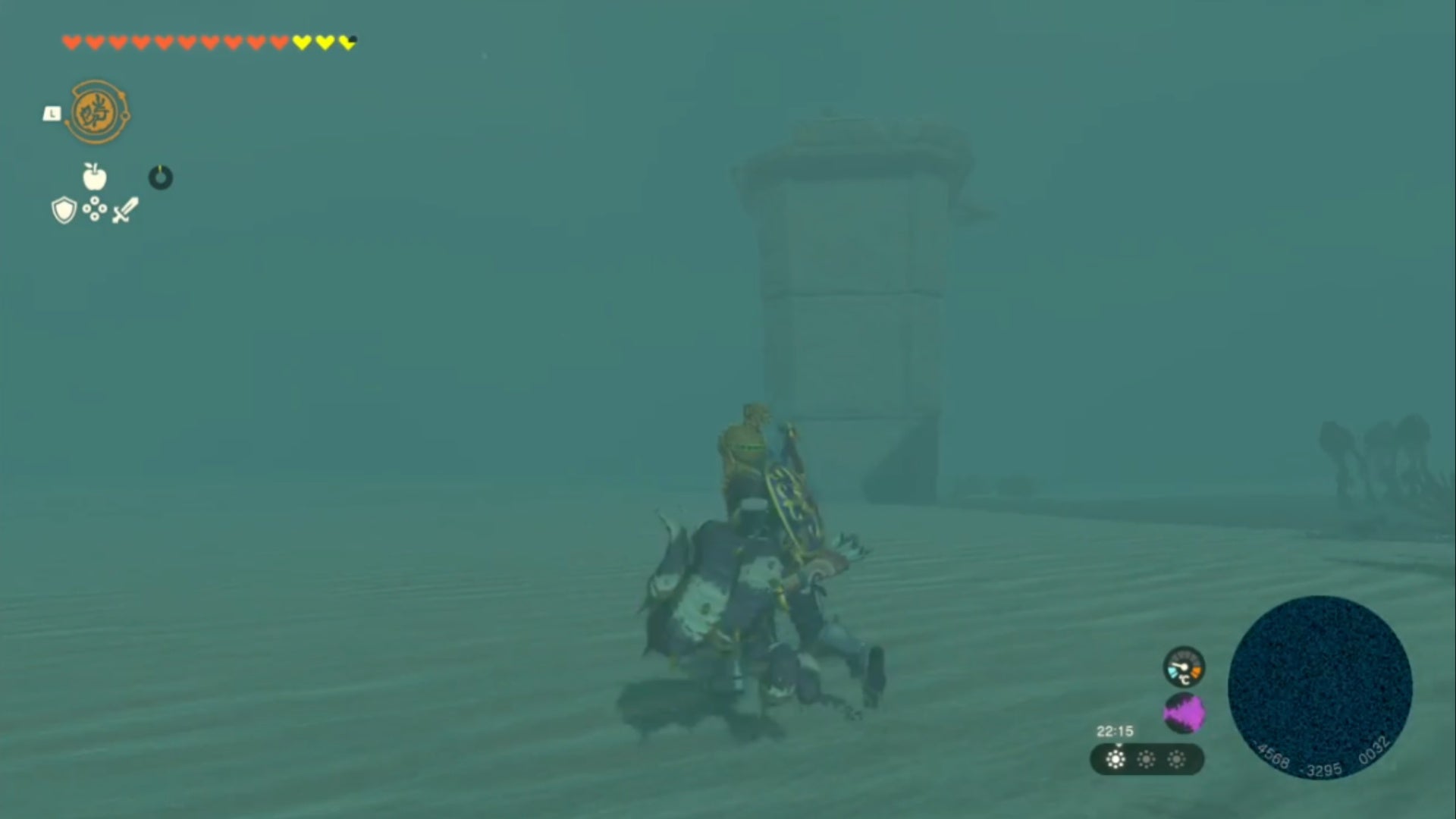 zelda totk gerudo desert tower puzzle tower two wheel raise rock formation