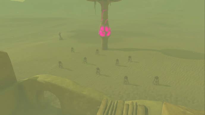 zelda totk gibdo swarm and nest east gate gerudo town