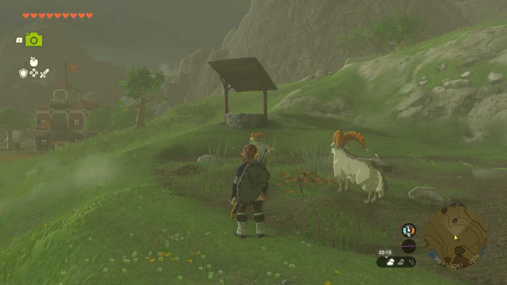 zelda totk hateno north well surface with goat