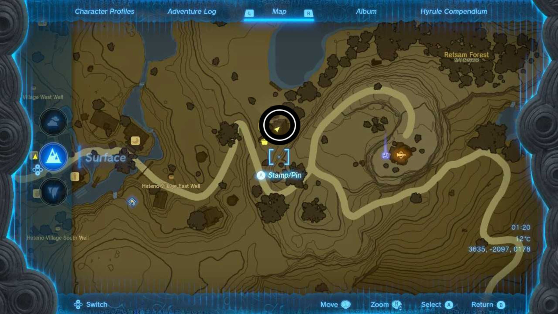 zelda totk hateno pasture house map location