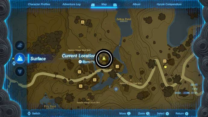 zelda totk hateno village reede house map location