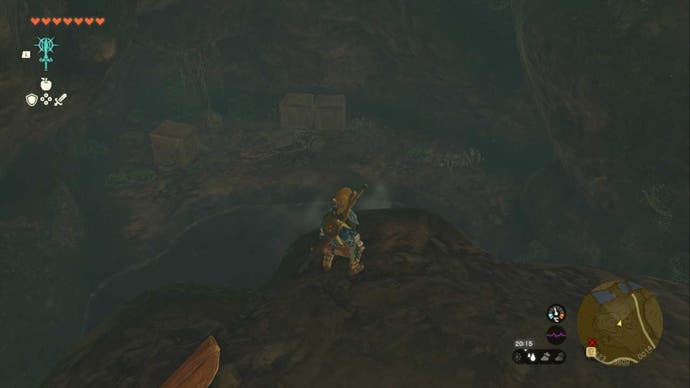 zelda totk highland stable well ancient blade chest location