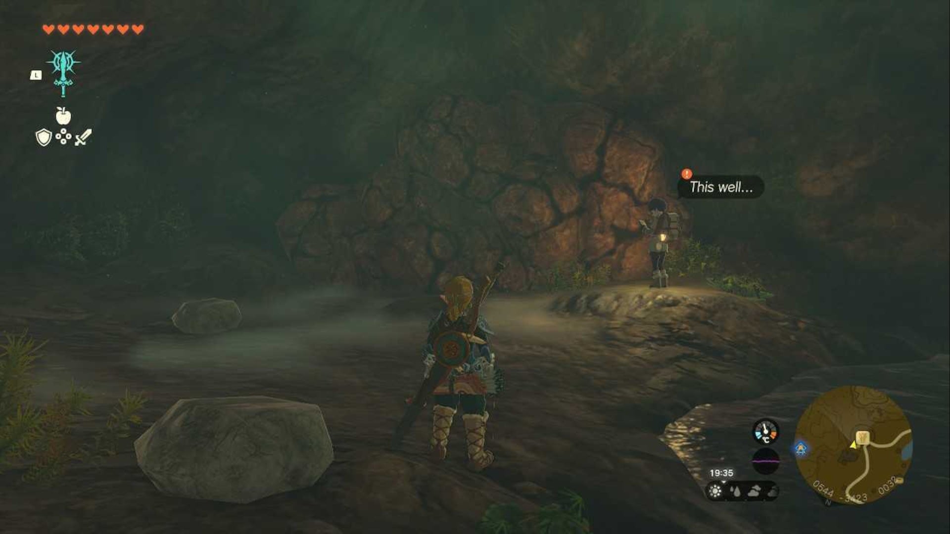 zelda totk highland stable well blocked wall and fera