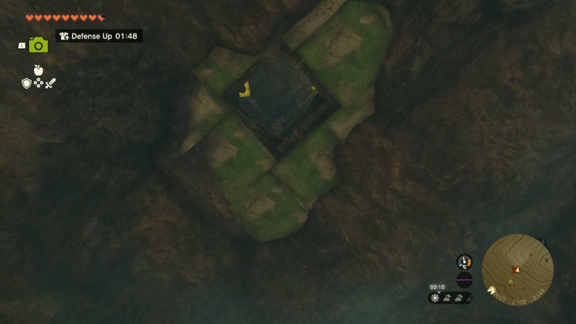 zelda totk hole in ceiling in yiga clan maritta branch hideout