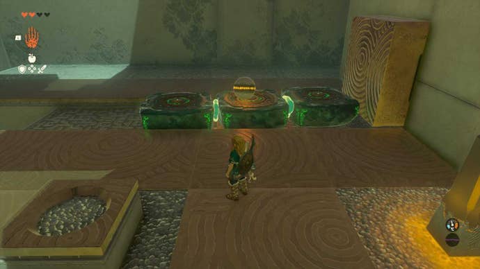 zelda totk ihen-a shrine transport platform trio final area
