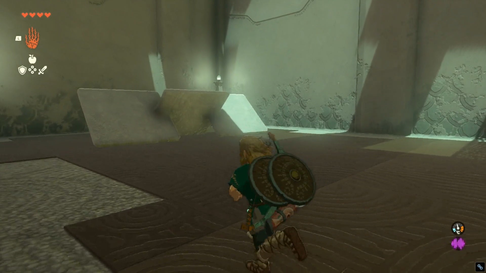zelda totk jiosin shrine cross opening room one