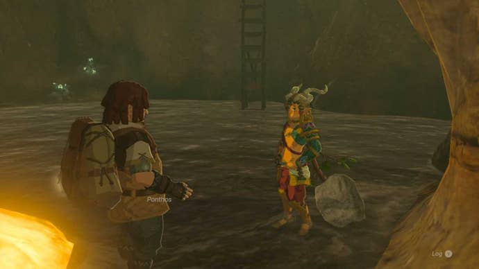 zelda totk kara kara bazaar well ladder and ponthos