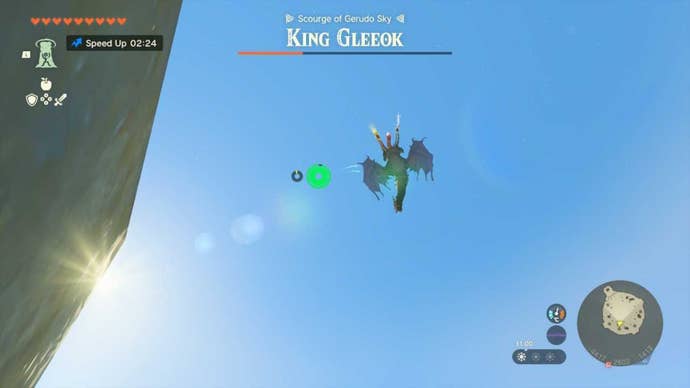 zelda totk king gleeok in sky