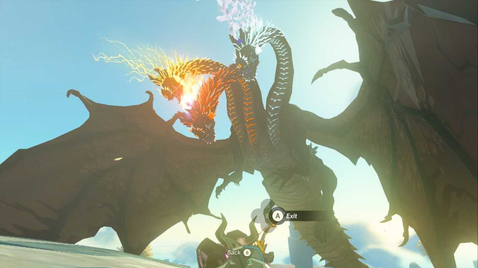 zelda totk king gleeok side view