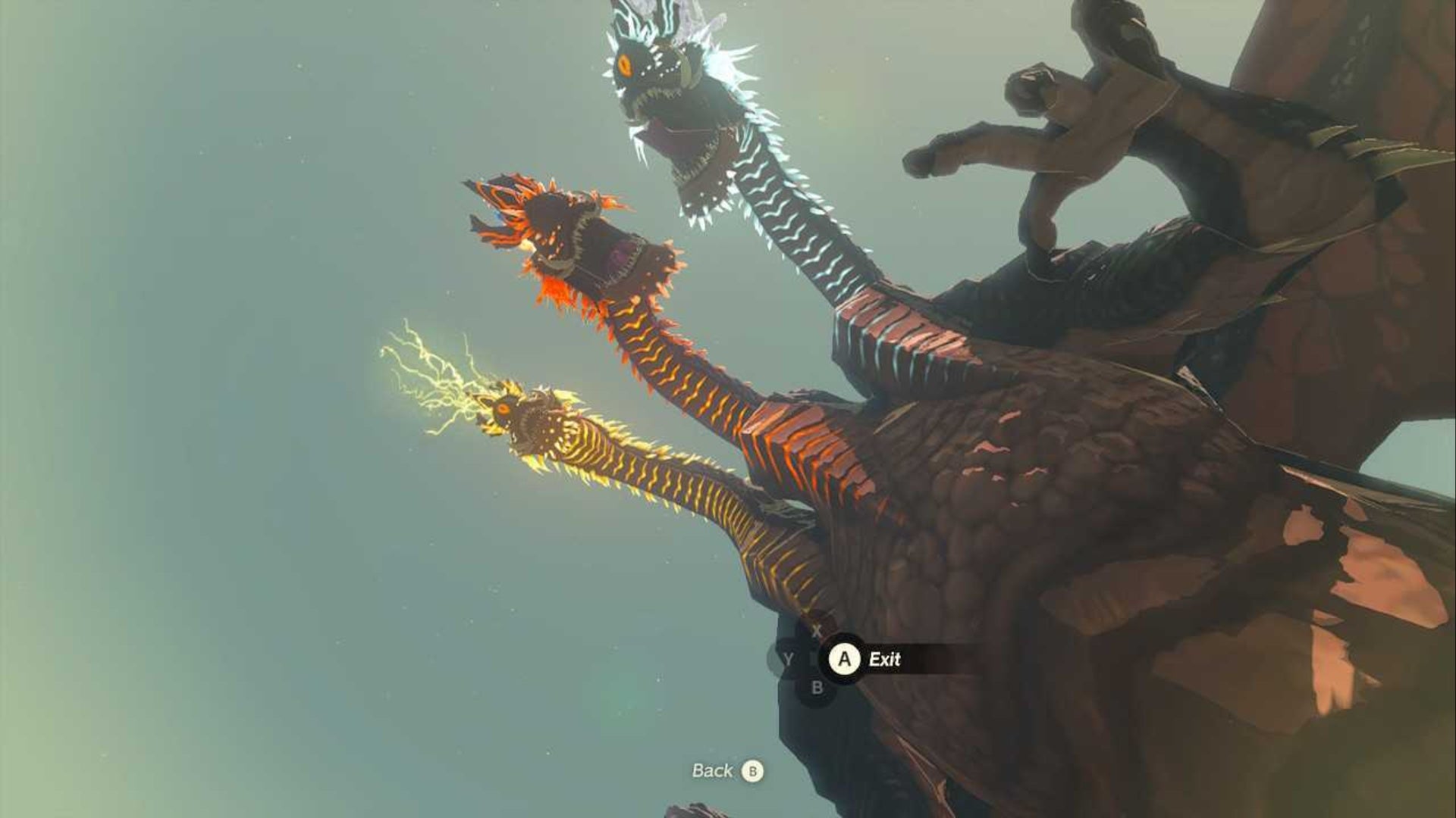 zelda totk king gleeok underneath view