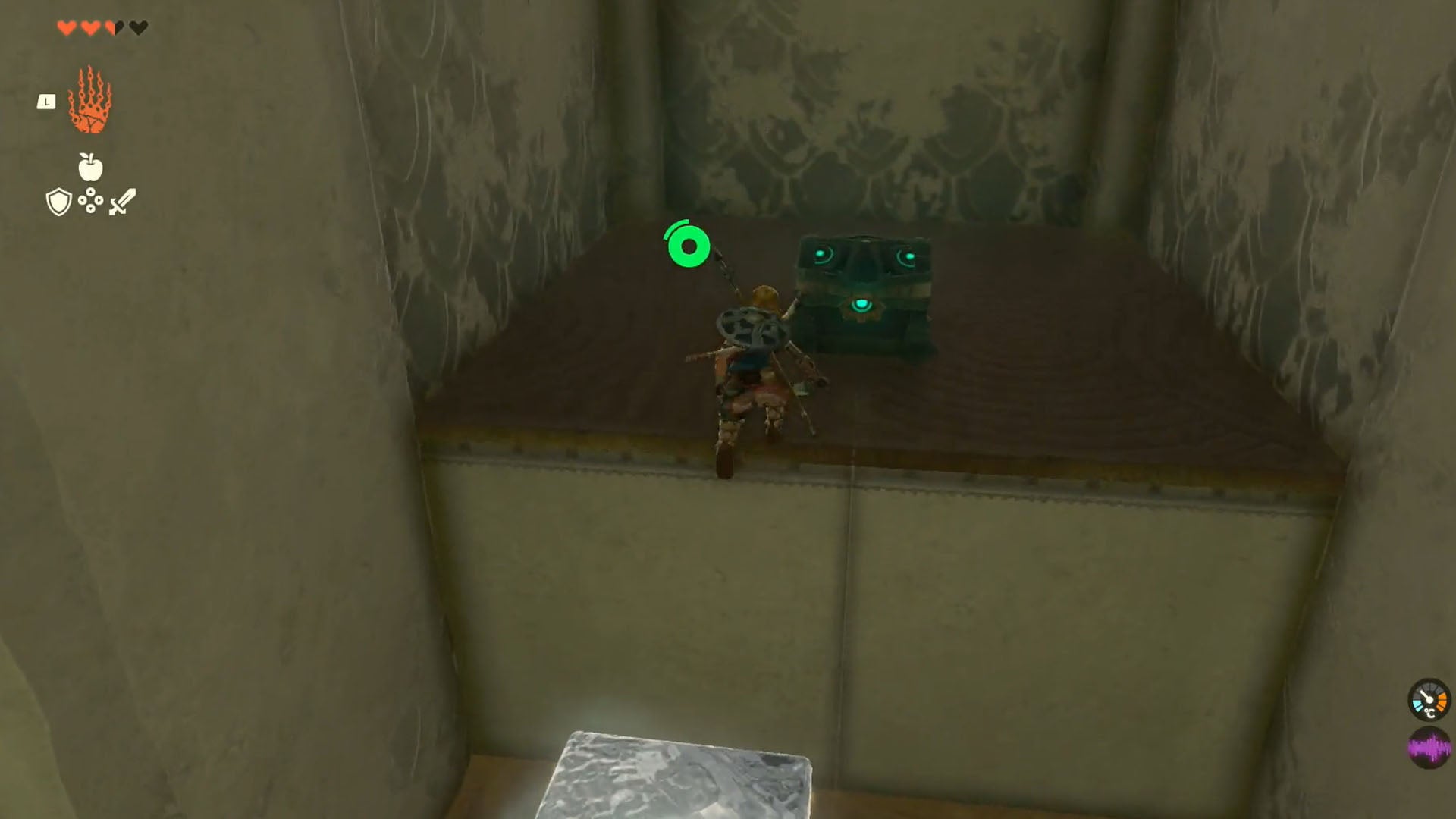 zelda totk kiuyoyou shrine link at chest