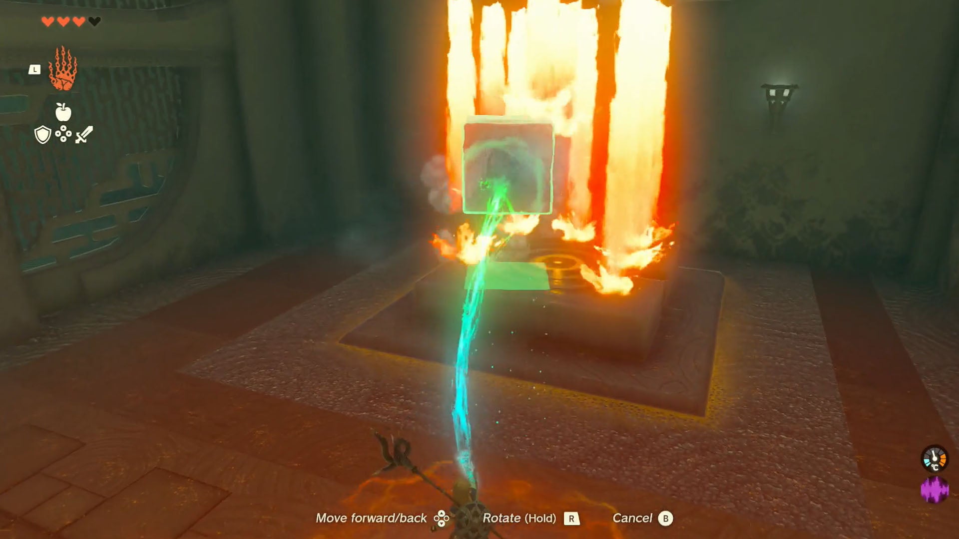 zelda totk kiuyoyou shrine melting first ice cube