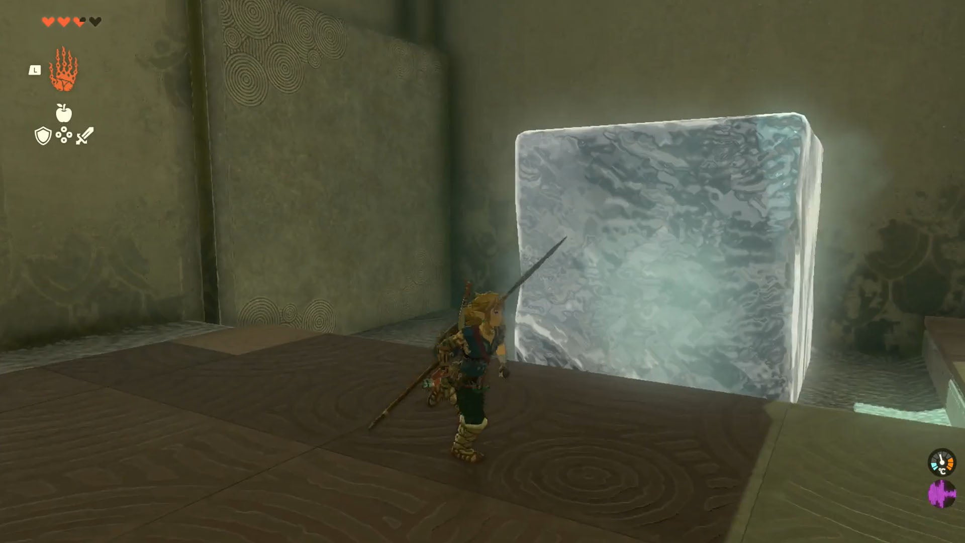 zelda totk kiuyoyou shrine panel blocking side fire tubes