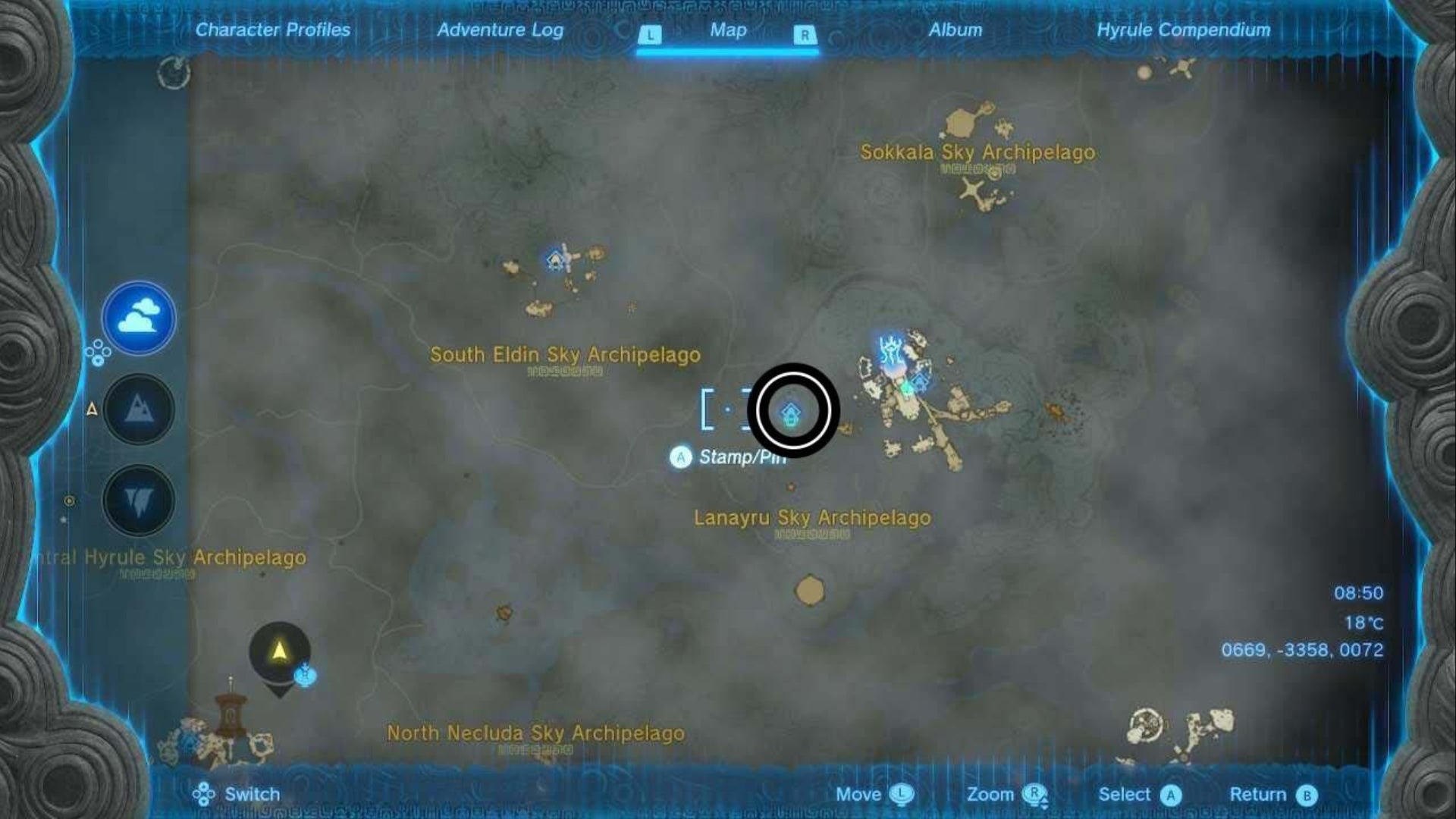 zelda totk lanayru sky archipelago with shrine sages will map location