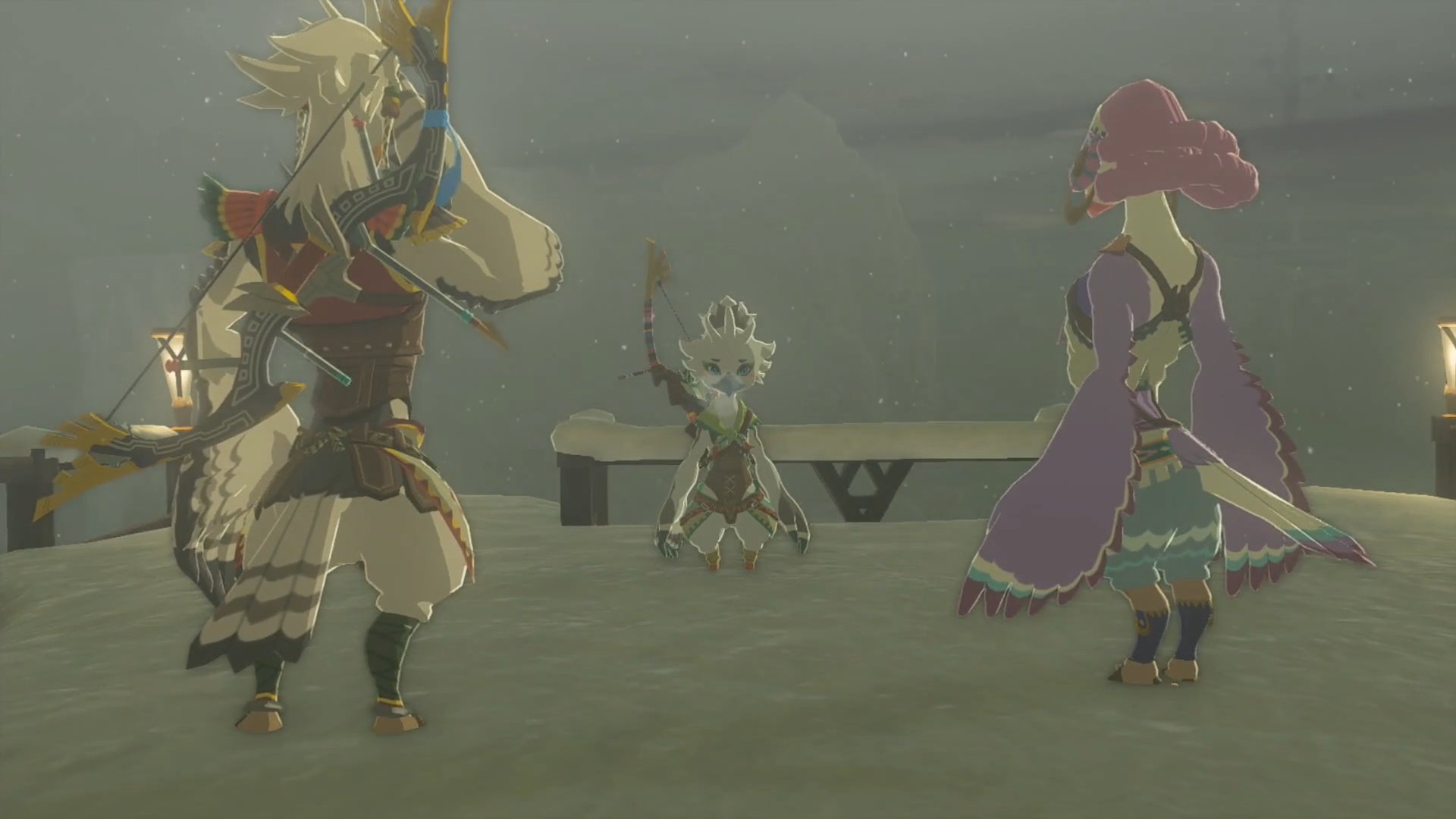 zelda totk link debating with teba