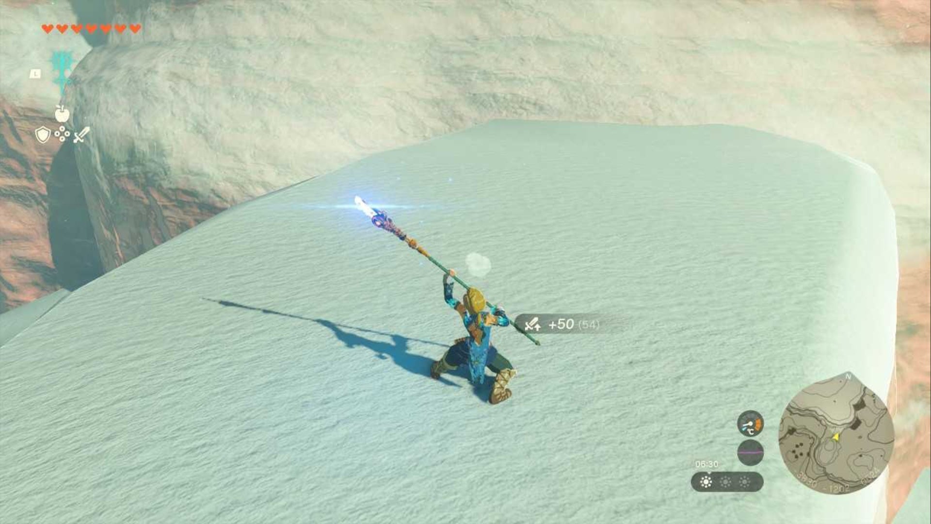 zelda totk link fusing ancient blade to zonaite spear