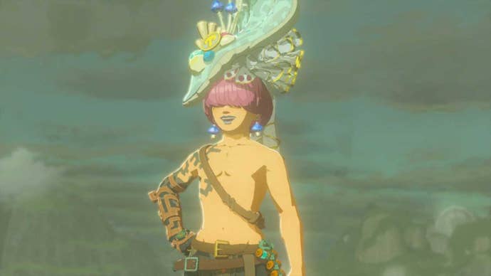 zelda totk link in cece’s hat