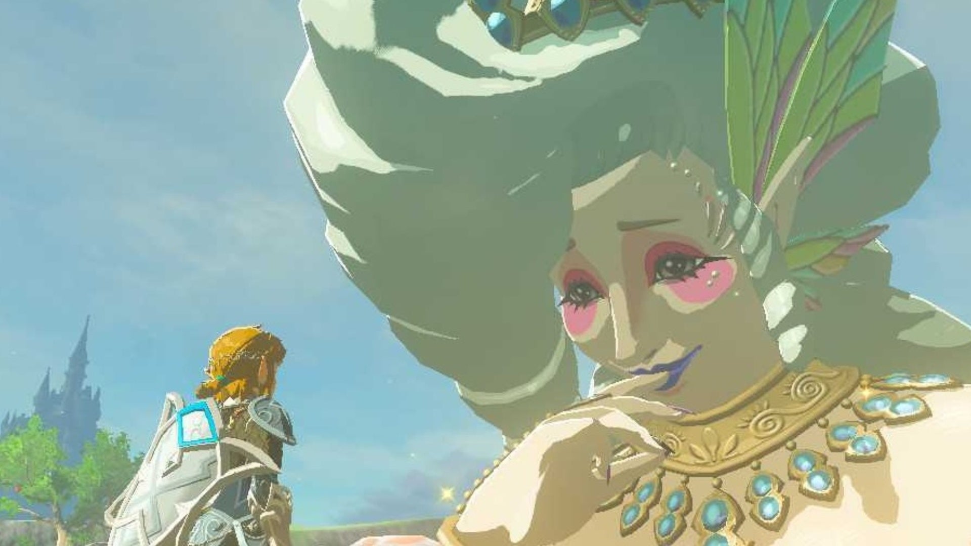 zelda totk link talking to great fairy