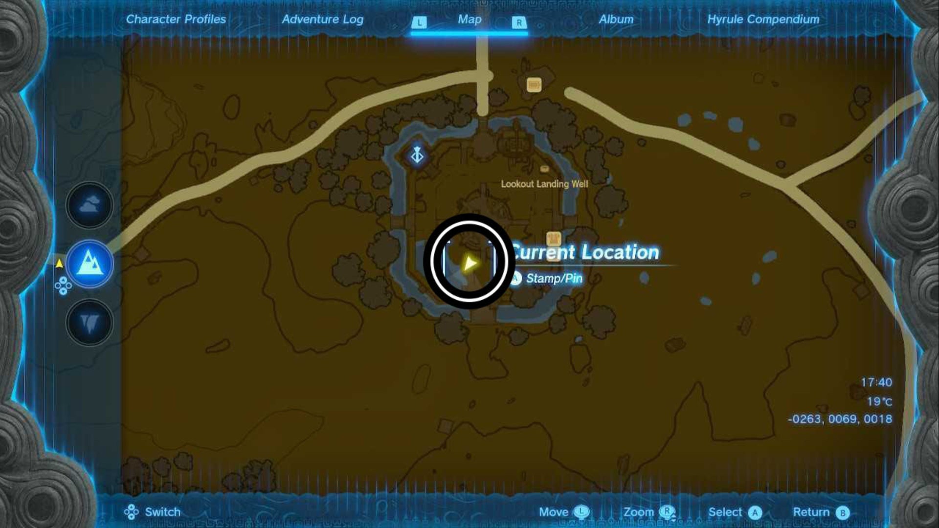 zelda totk lookout landing messages from ancient era start map location