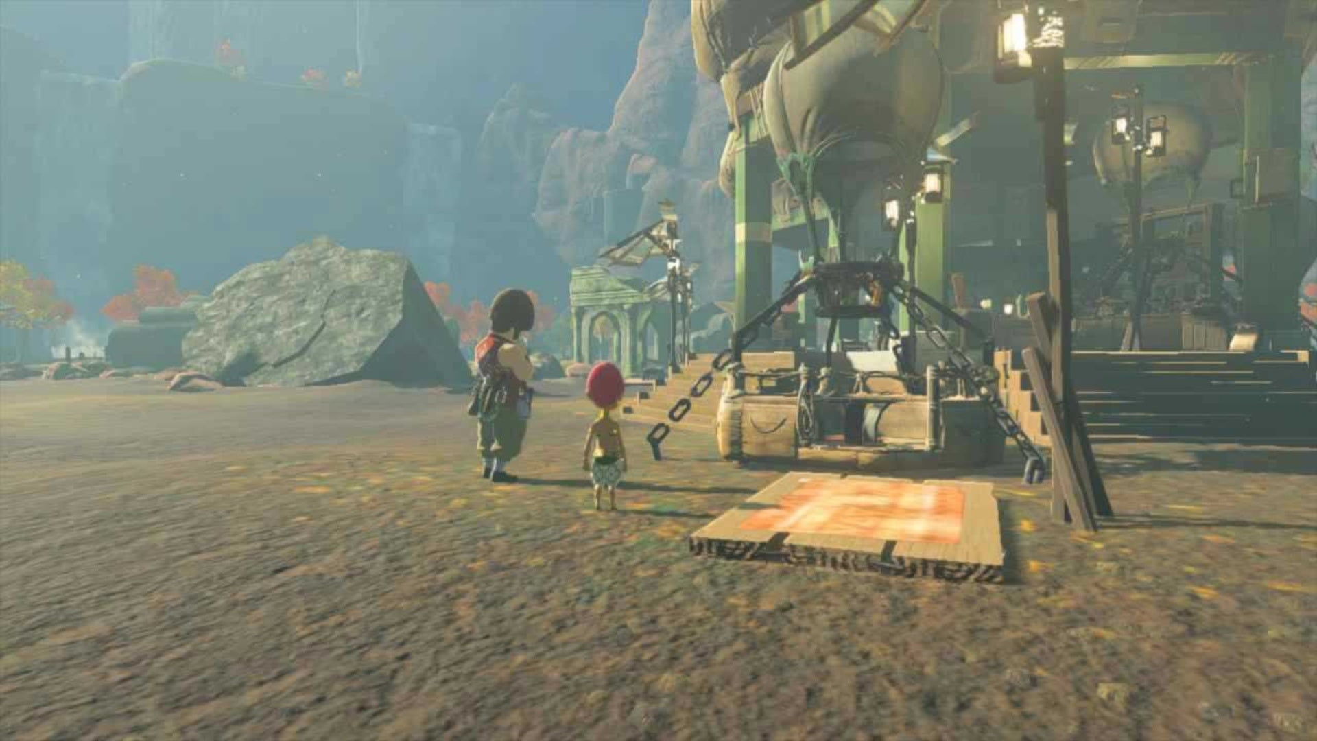 zelda totk mattison and hudson at construction site