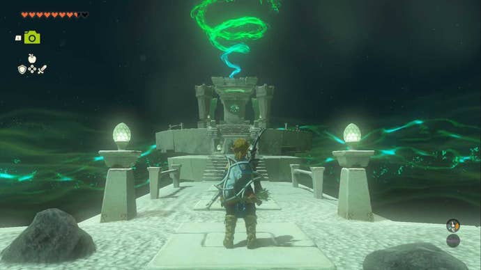zelda totk mayaotaki shrine chest and light of blessing