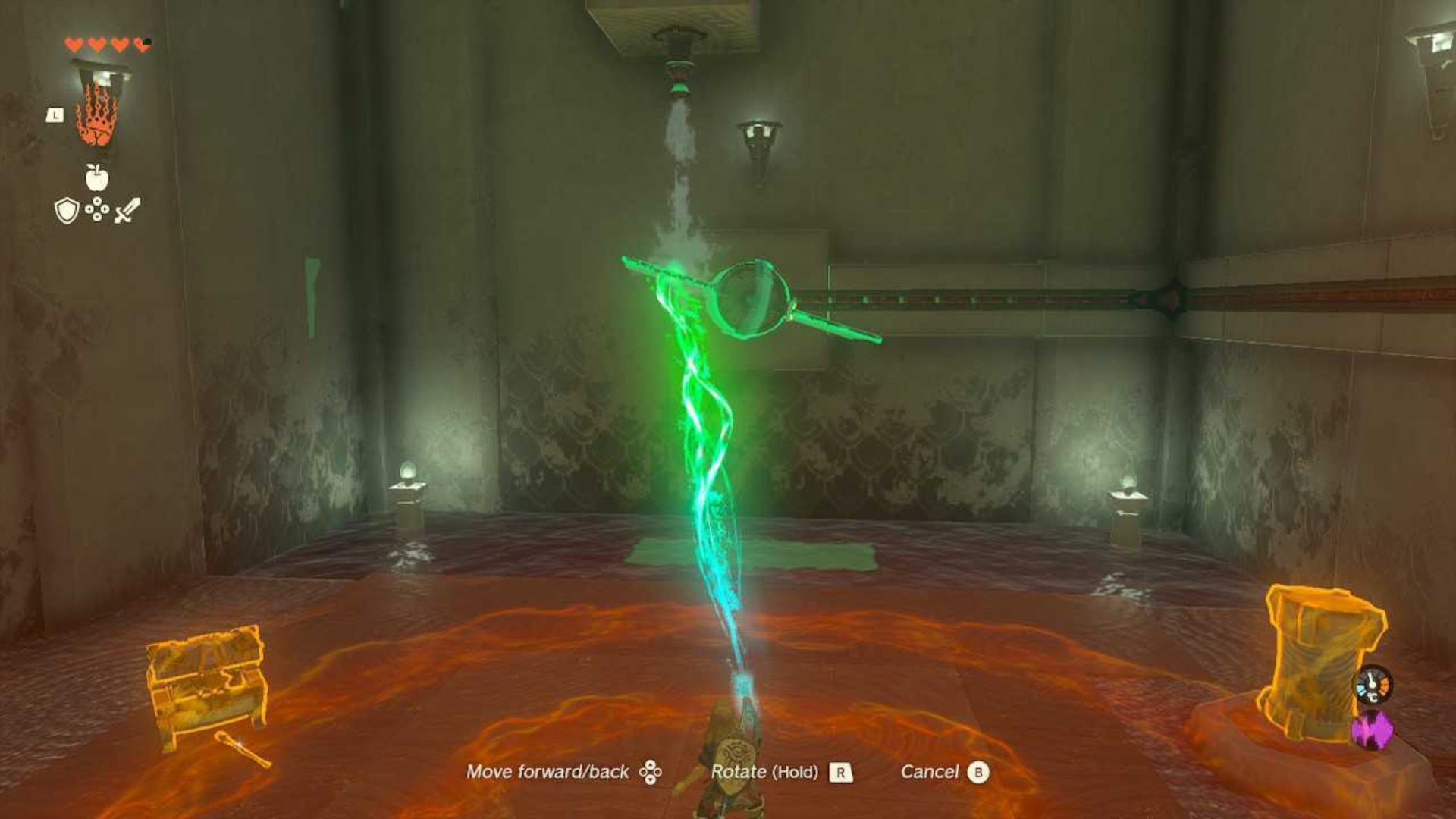 zelda totk mogwak shrine water wheel pulled under water