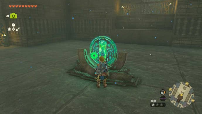 zelda totk north lomei sky labyrinth center zonai gate