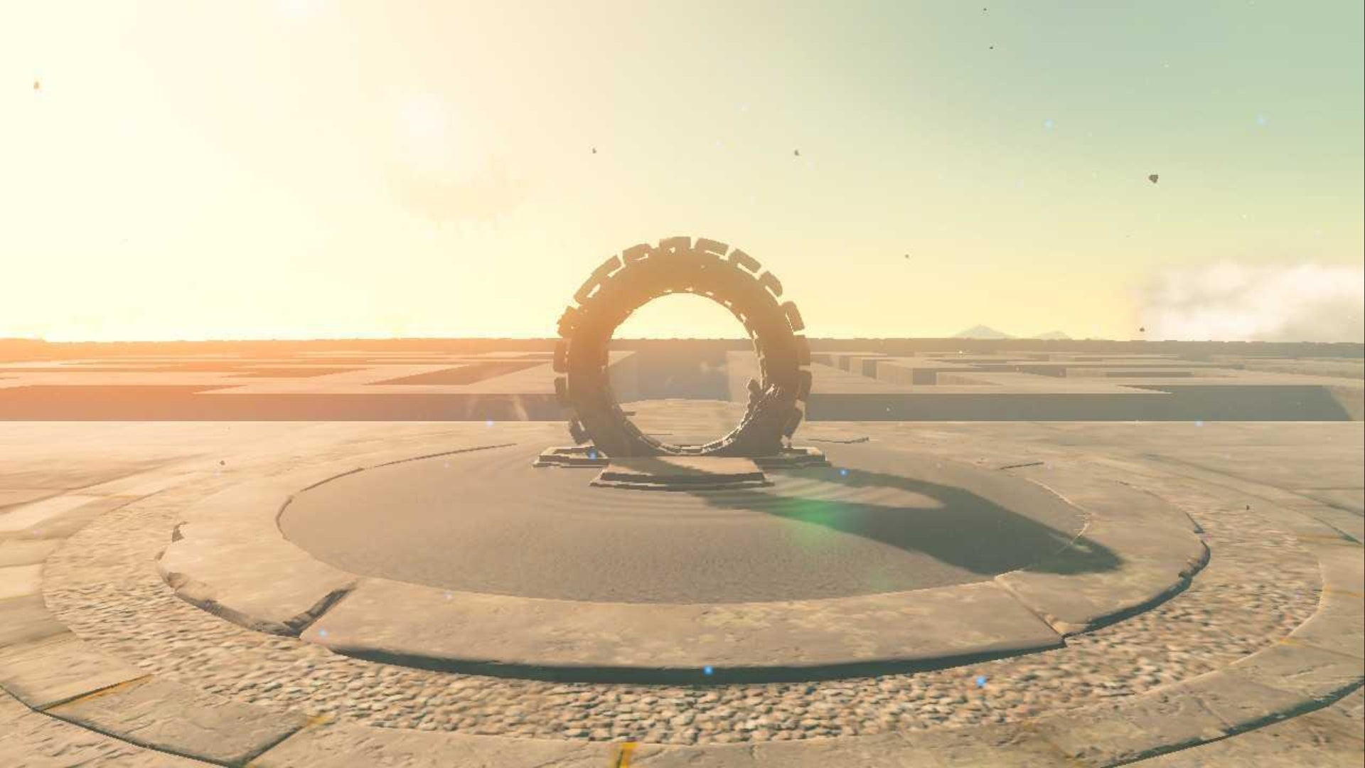 zelda totk north lomei sky labyrinth roof zonai gate