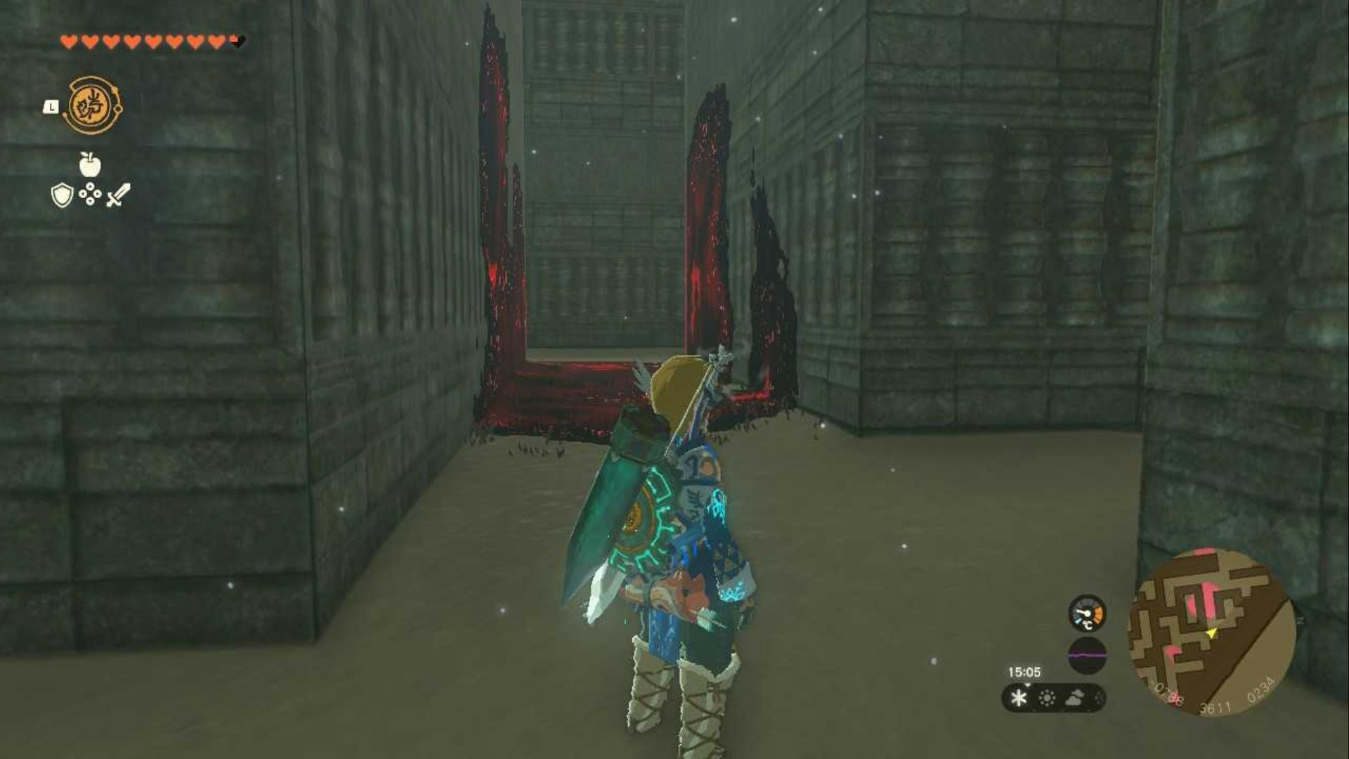 zelda totk north lomei surface labyrinth another gloom patch