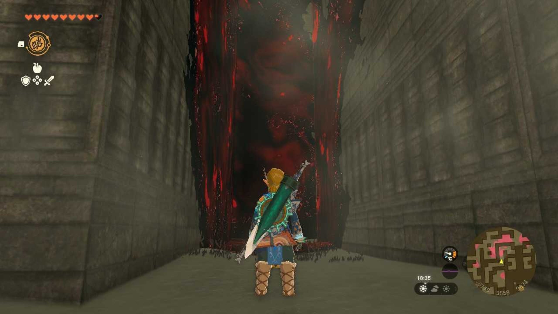 zelda totk north lomei surface labyrinth more gloom