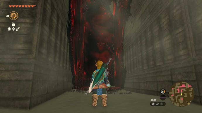 zelda totk north lomei surface labyrinth more gloom