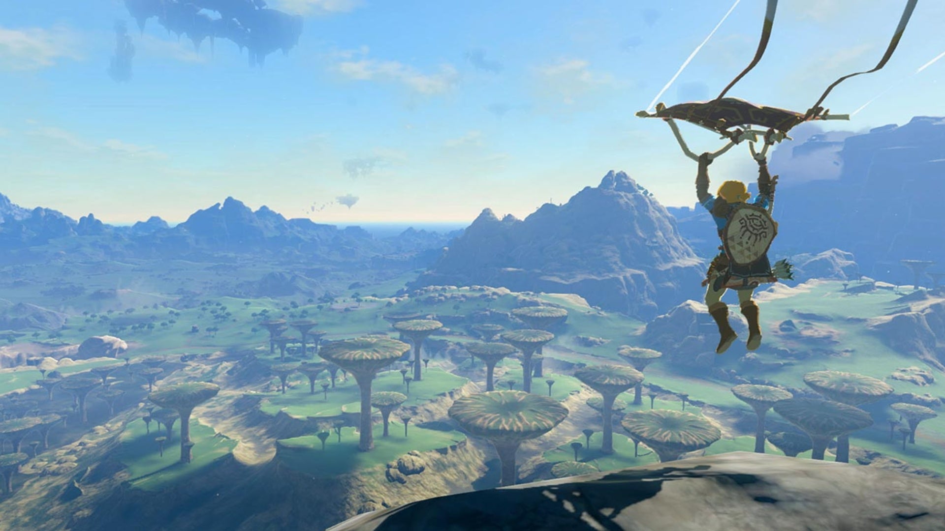 zelda totk official nintendo eshop paragliding link screenshot