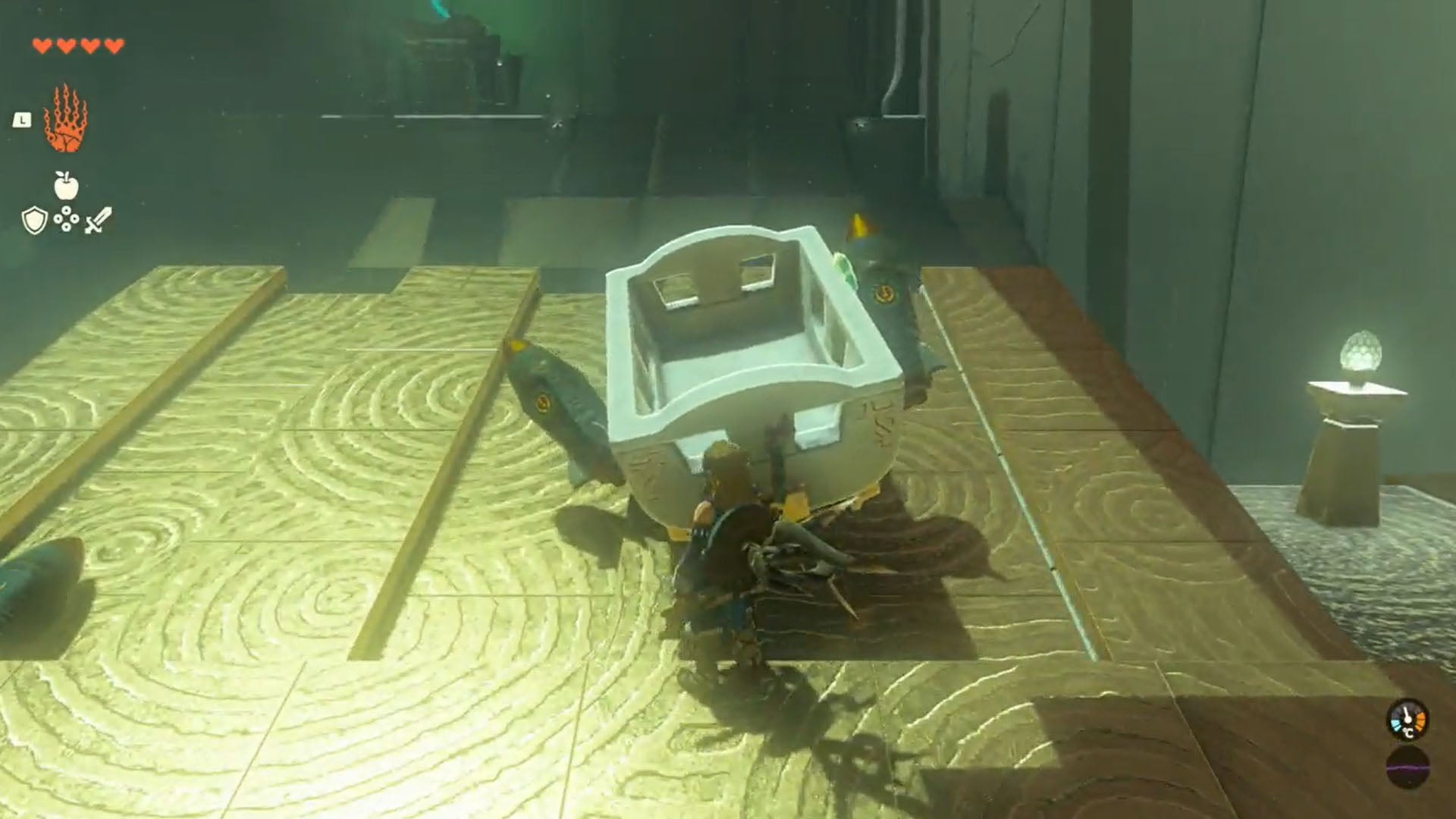 zelda totk oromuwak shrine second rocket cart
